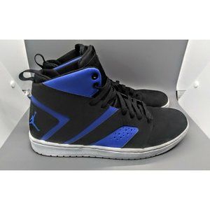 Nike Men's Jordan Flight Legend Shoe AA2526-004 Black-Hyper Royal-White 10.5
